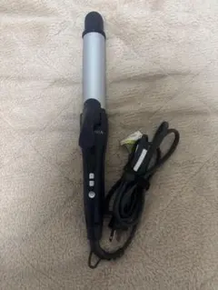 サロニア 2WAY ストレート ヘアアイロン コテ 32mm ネイビー