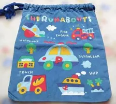 美品】サンリオ/Sanrio ザ ラナバウツ 巾着袋 小さめ 昭和 レトロ 車
