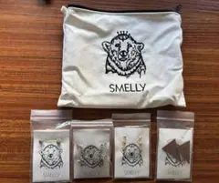 SMELLY スメリー ピアス 4点セット ポーチ付き