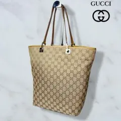 GUCCI グッチ GGスプリーム トートバッグ PVC レザー ベージュ - メルカリ