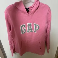 GAP パーカー ピンク ロゴ刺繍のサムネイル