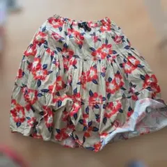 GRAMICCI フレアスカート 花柄 Fサイズ　ハイビスカスのサムネイル