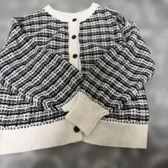 BEAMS HEART♡チェックジャカード カーディガン