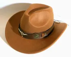 ウエスタンハット キャメル カウボーイ テンガロンハット ロカビリー ブル