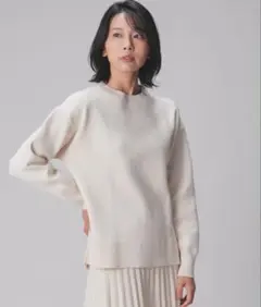 GLACIER lusso Honeys スウェットライクニット アイボリー M