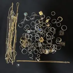 刻印あり アクセサリー まとめ売り ネックレス リングのサムネイル