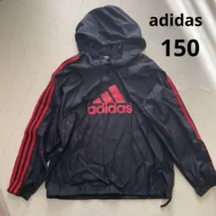 adidas 子供用　キッズ　ウィンドブレーカー M ブラック/レッド　150