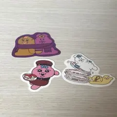 んぽちゃむ　おぱんちゅうさぎ　ステッカー