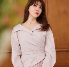 Herlipto Cache-Coeur Belted ShirtDress - メルカリ