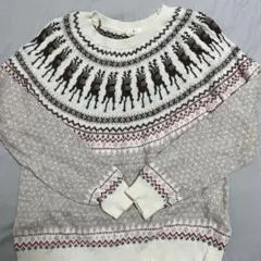 H&M トナカイ柄 クリスマスセーター