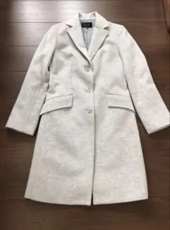 Le soukルスーク アンゴラ チェスターコート♡グレー