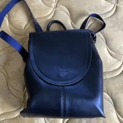 BARCOS ネイビー レザー リュック・バックパック