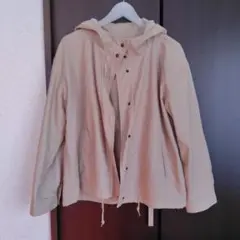 ユ*リ様 値下げ　pink adobe フード付きマウンテンパーカー ベージュ