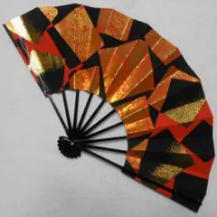 扇子 29cm 2枚組 金銀千切色紙 新品箱 舞扇子 舞踊 大衆演劇 着物 和装