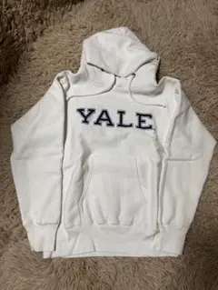 チャンピオン リバースウィーブパーカー 赤単色タグ Lサイズ YALE イェール