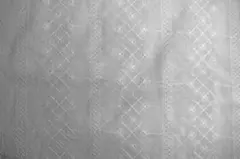 スイス製コットンレ－スホワイトカラー　幅115ｃｍ長さ2.0Ｍ綿100%限定特価