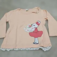 KP　長袖カットソー ピンク 95cm