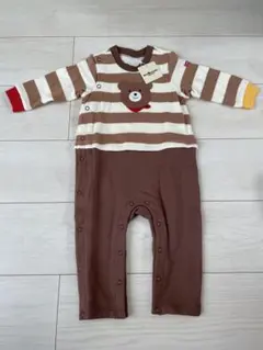 新品　ミキハウス　ホットビスケッツ　カバーオール　ロンパース　80cm