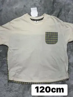 バースデイ &mignon 切り替え　半袖Tシャツ 　120cm 新品のサムネイル