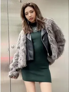 GYDAグレー ファーコート