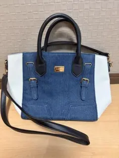 VIVAYOU 2WAY ショルダーバッグ デニム調