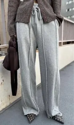 AIC. アウトシームスウェットパンツ