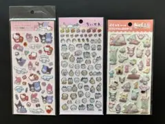 正規品 ラメ入り樹脂もりシール サンリオ ちいかわ ぷっくりあシール ぷくっと