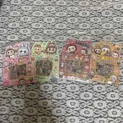 ラブブ labubu シール 4セット