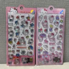 ハローキティ ぷくぷく3Dシール 正規品 2枚セット