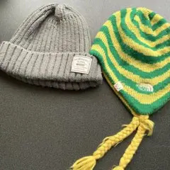 【匿名発送】ノースフェイス　ニット帽　サイズフリー　子供用