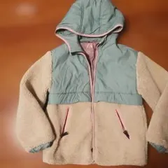 ZARA フード付きボア　コート　134cm キッズ