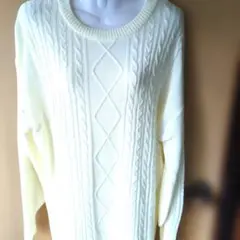 ケーブルニットワンピース フリーサイズ