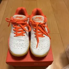 LI-NING 卓球シューズ ホワイト/オレンジ　男女共ok