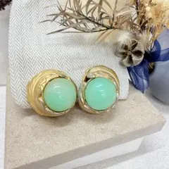 11.938【イヤリング】アクセサリー　ピアス変更可　大ぶり　レトロ