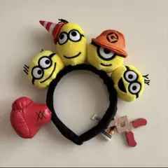 【美品】USJ ミニオン カチューシャ ぬいぐるみ ユニバ グッズ　卒業