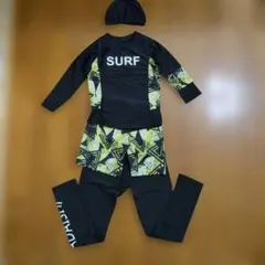 新品！水着 120 長袖 ラッシュガード パンツ 帽子 4点セット 海 プール