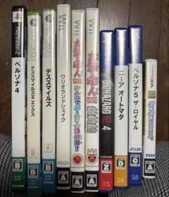 Wii PS4 3DSソフトセット まとめ売り 10本