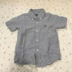 Ralph Lauren チェック柄 半袖シャツ 110