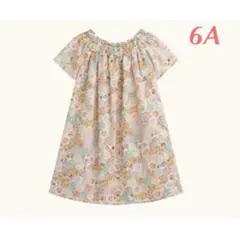 Bonpoint ボンポワン　リバティ　ワンピース　6Y 120