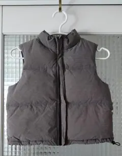 グレー 中綿ダウンベスト 120 ダウン80%　コムサイズム