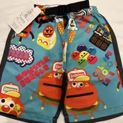新品未使用タグ付 JAM ジャム バーガー柄ハーフパンツ 100cm