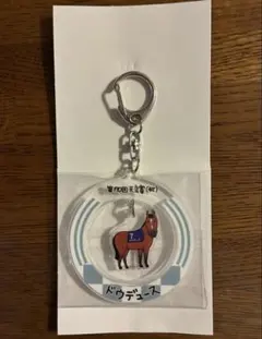 ドウデュース・2024年天皇賞（秋）マフラータオル型キーホルダー アクリルオブジェ ドウデュース 天皇賞（秋）2024 - 競馬グッズ