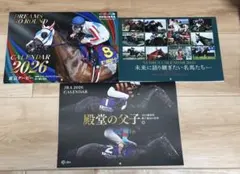 競馬カレンダー 2026年 3点セット　JRA 優駿付録　南関東競馬