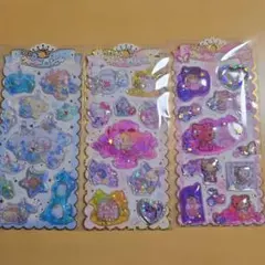 【正規品】サンリオ キラキラウォーターインシール 3枚セット