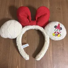 ディズニーカチューシャ　ミニー　クリスマス2023