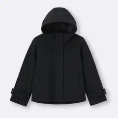 【新品未使用】コージーメルトンショートフーディコート