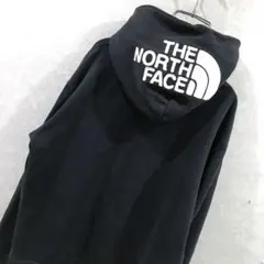 THE NORTH FACE ビッグロゴ スウェット パーカー ブラック M