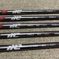 フジクラシャフト　ニューMCI 60S 7~P 4本 MCI 80R GW用1本 フジクラシャフト ニューMCI 60S 7~P 4本 MCI 80R GW用1本 - メルカリ