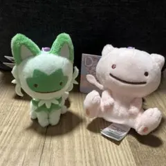 ポケモンセンター へんしん！メタモン ドガース ニャオハ ぬいぐるみ 2