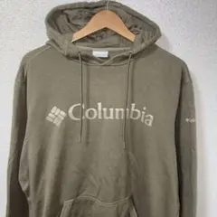 Columbia オリーブ/カーキ フード付きプルオーバー パーカー Ｌサイズのサムネイル